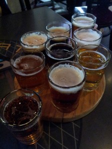 Too many hours have passed since we had this sampler to remember which beer was which. The important thing is that they were all good.