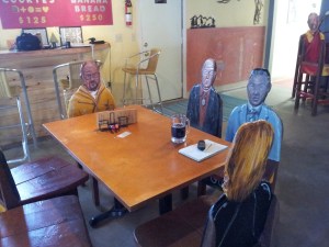 There are cool places to conduct interviews and enjoy a mug of great beer. Then there's the Breaking Bad table at Kaktus. Epic stuff. Though sitting on Saul is a bit intimidating.