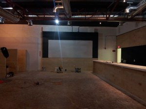 Look, a projector screen in the taproom. Movie night, anyone?