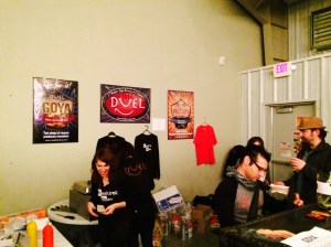 Duel offered up both tasty eats and beers.