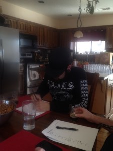 Brandon had a lot to write about.