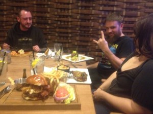 Franz Solo sums up our feelings about the food and beer at The Stumbling Steer.