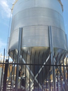 A brewery as big as Lumberyard needs a jumbo-sized silo.