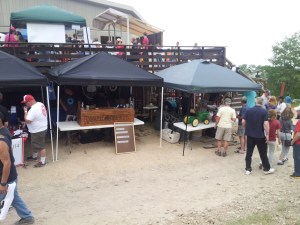 The clouds were welcomed throughout most of SummerFest in keeping the temps down.