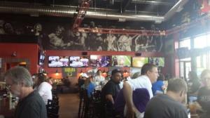 Rock & Brews certainly has a theme with its wall art.