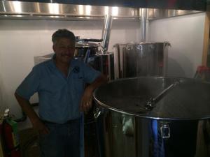 Brewer Jerry Grandle has been hard at work in advance of Friday's soft opening.