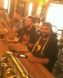 We paused for sustenance. And to watch USA-Colombia.