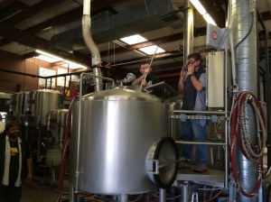 Stoutmeister's turn to mash included Brady hanging nearby with his mask on. No, he did not try a terrible Bane impersonation. 