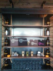 The merch cabinet at Ponderosa is filling up. (Courtesy of their Facebook page)