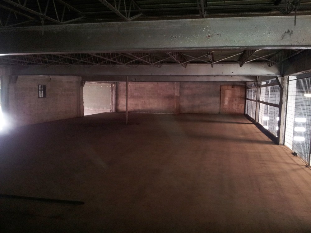 Another before, this time of the mezzanine ...