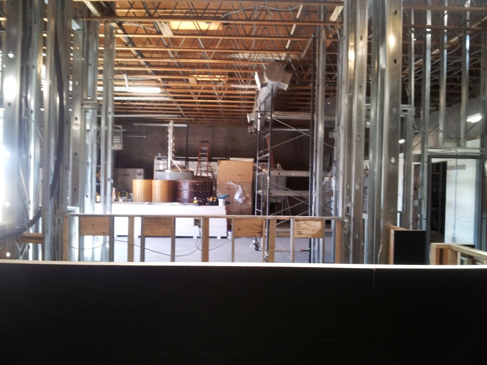Patrons will be able to look behind the bar through a glass wall to observe the brewing and distillation process.