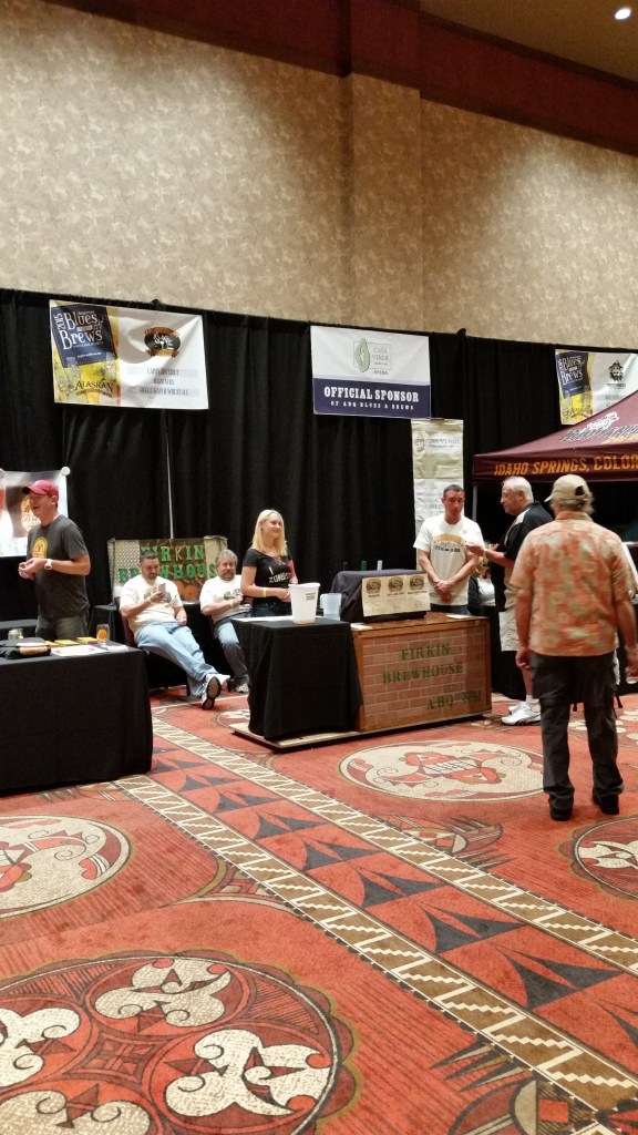 Firkin Brewhouse, which will open soon in the Brewery District, made a nice debut at Blues & Brews. Their Capo's Java Stout was excellent.