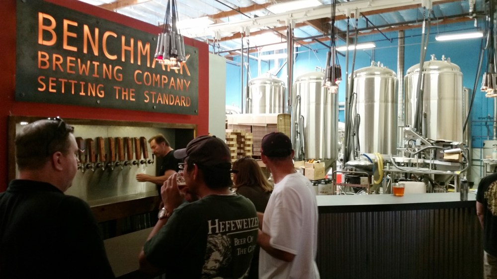 AmyO is making us all jealous again as she got to tour more breweries in San Diego, like Benchmark.