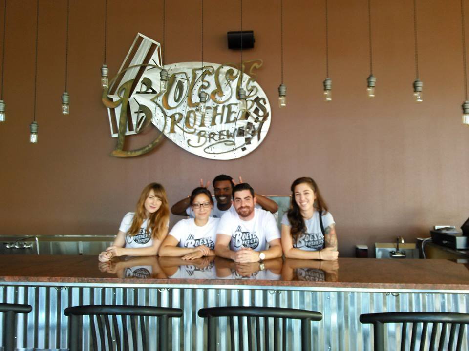 The staff is ready at Boese Bros. Brewing.