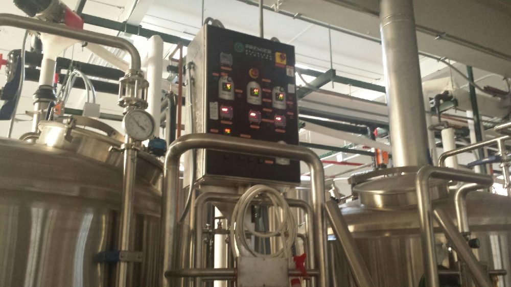 The brewhouse control panel.