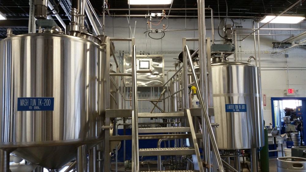 The state-of-the-art 15-barrel brewhouse has been running smoothly.