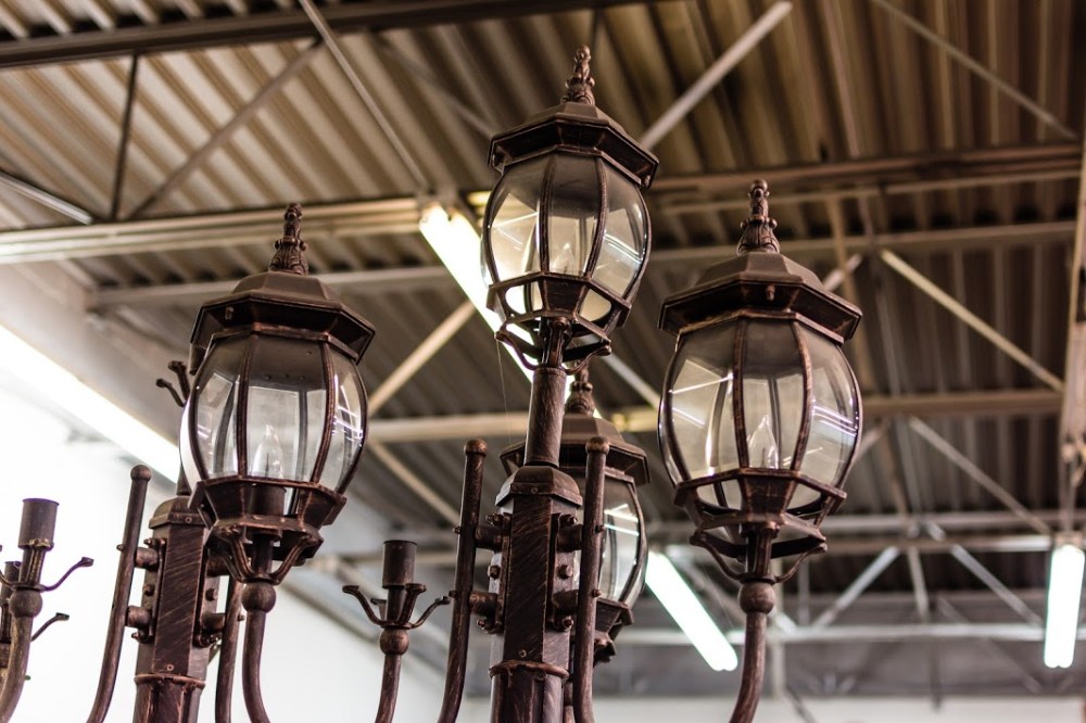 The theme is that of a '20s speakeasy, so you need the proper lighting.