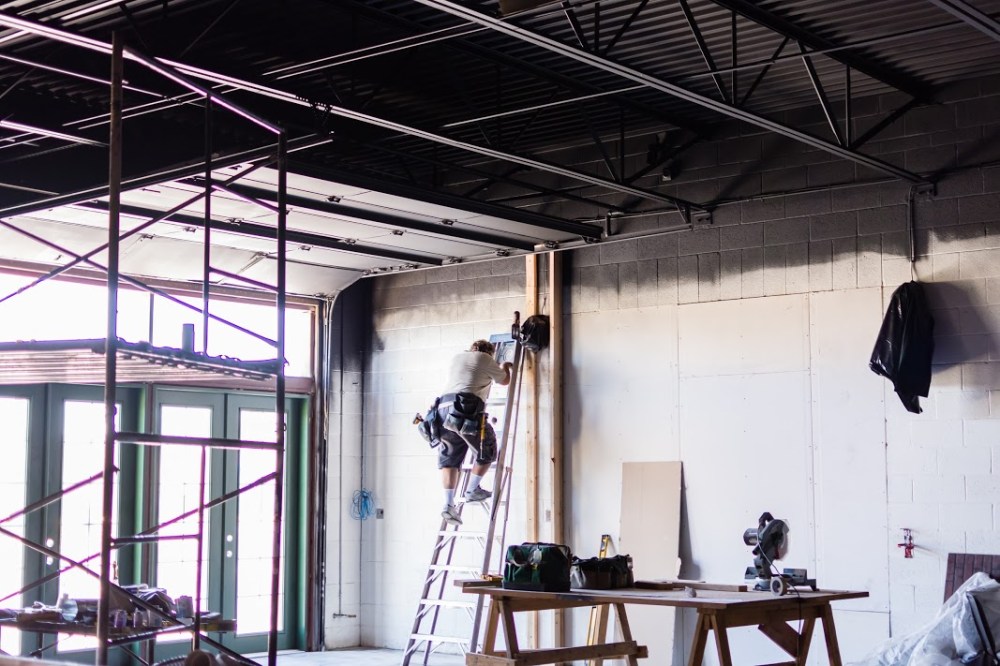 Not all of the construction is on the floor level.