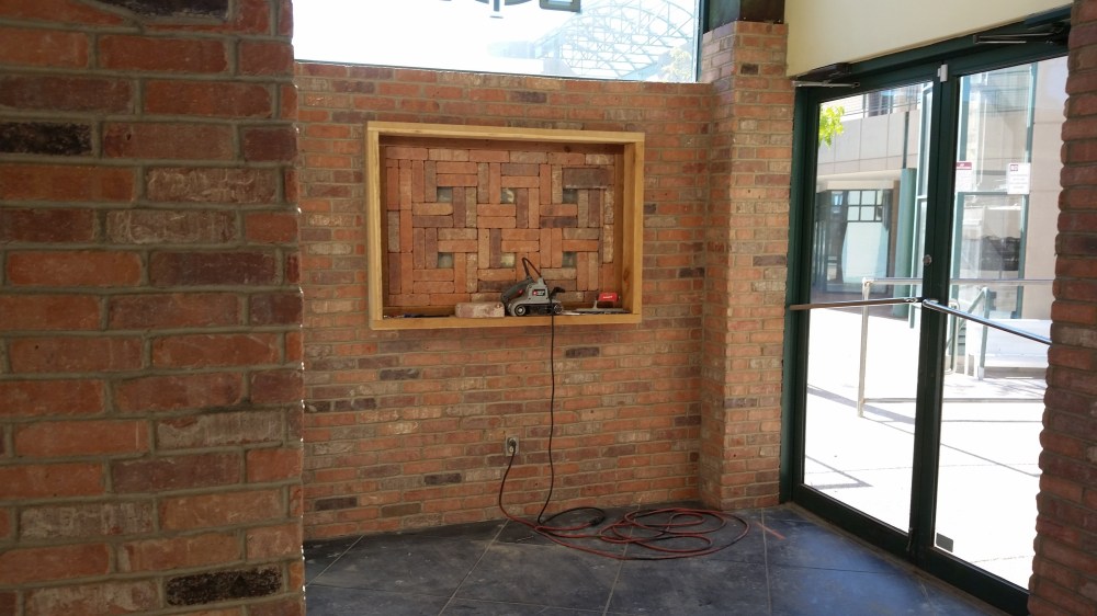 Ror and the others were quite proud of the brick work they did, so we promised them we would include the photo of it.