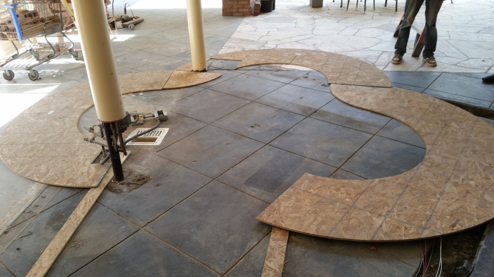 The clover-shaped bar will be one of the most unique in town.