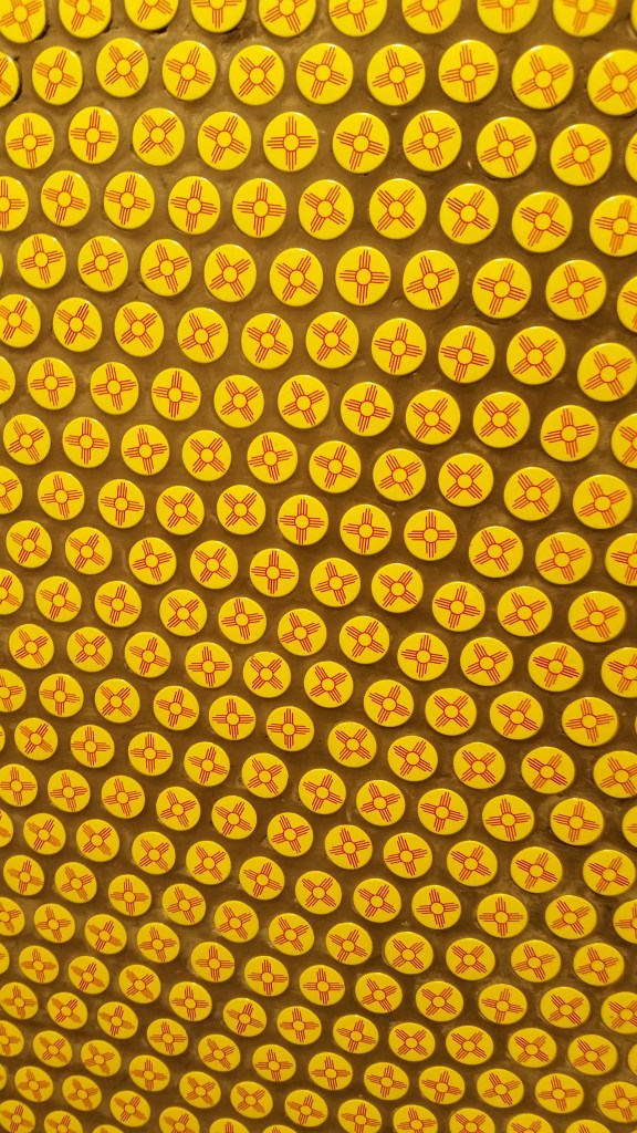 Why yes, owner Brian Lock did fuse thousands of bottle caps into the concrete on the wall of the interior staircase. Because why not?