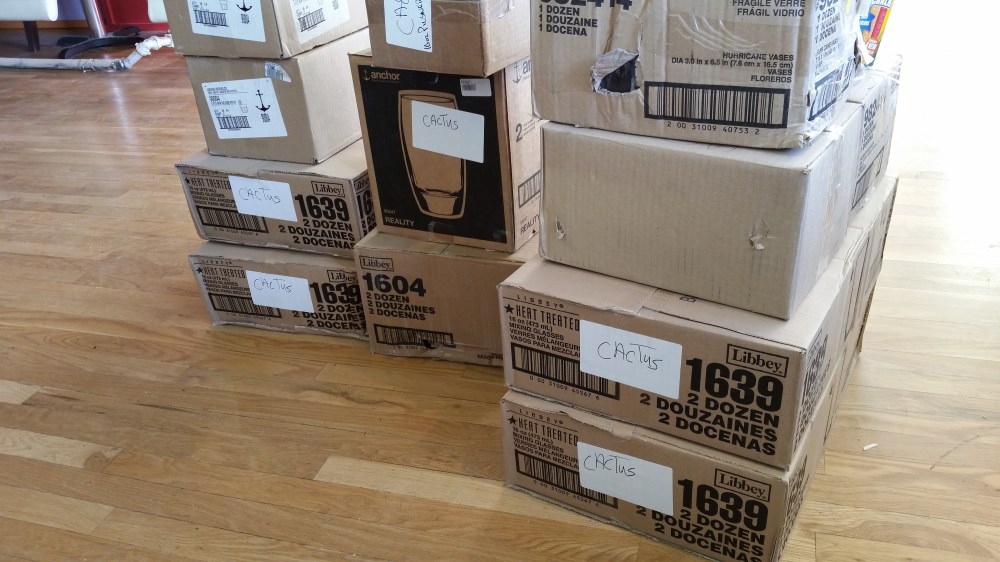 OK, so they were misspelled, but at least it all ended up in the right place.