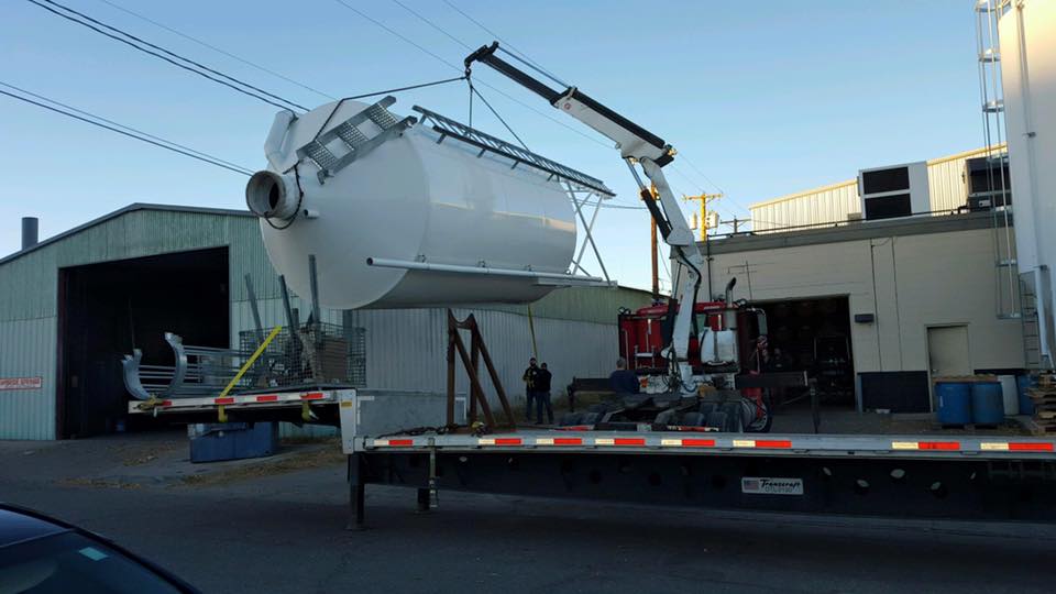 Equipment has been on the move around the downtown expansion.