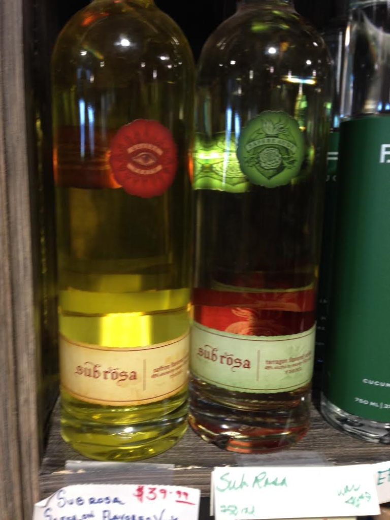 Sub Rosa Distillery Bottles
