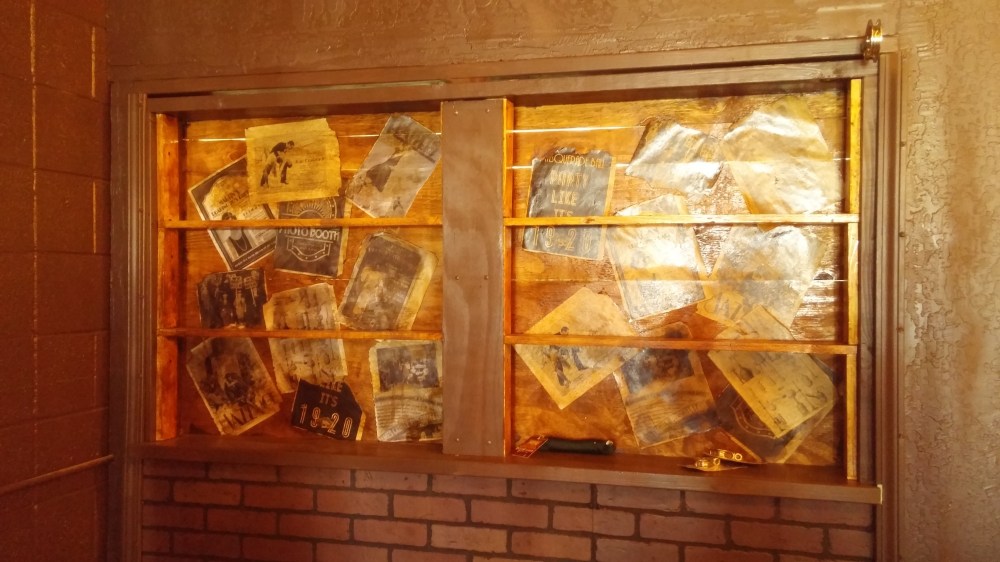 Just some of the artwork already up on the walls.