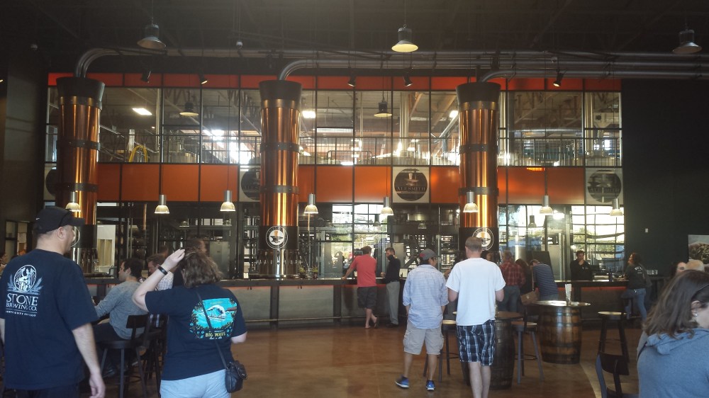 Yeah, that's a big taproom.