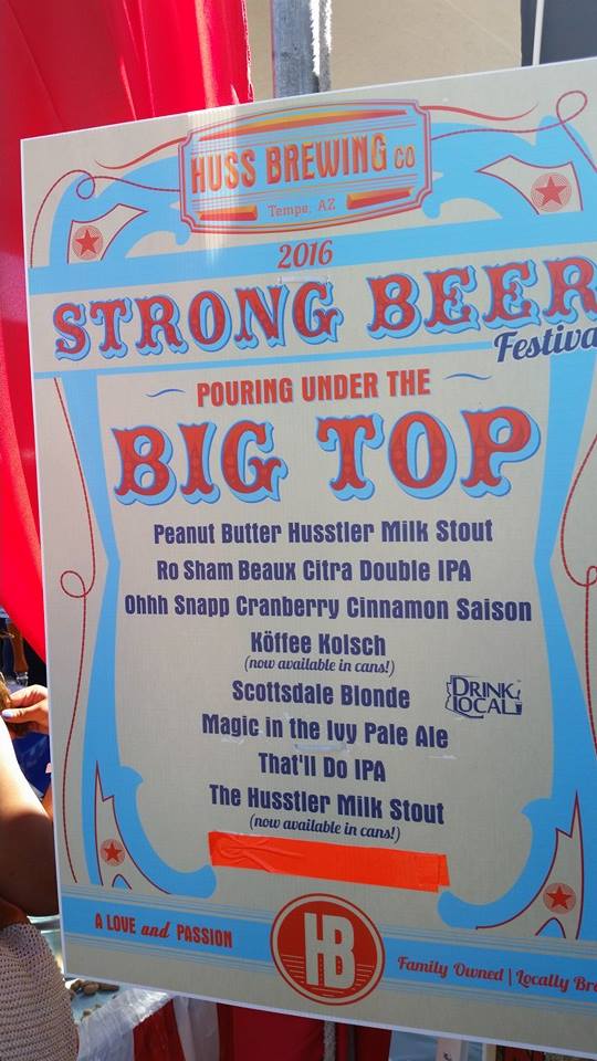 Huss Brewing brought some truly unique, outside-the-box beers.