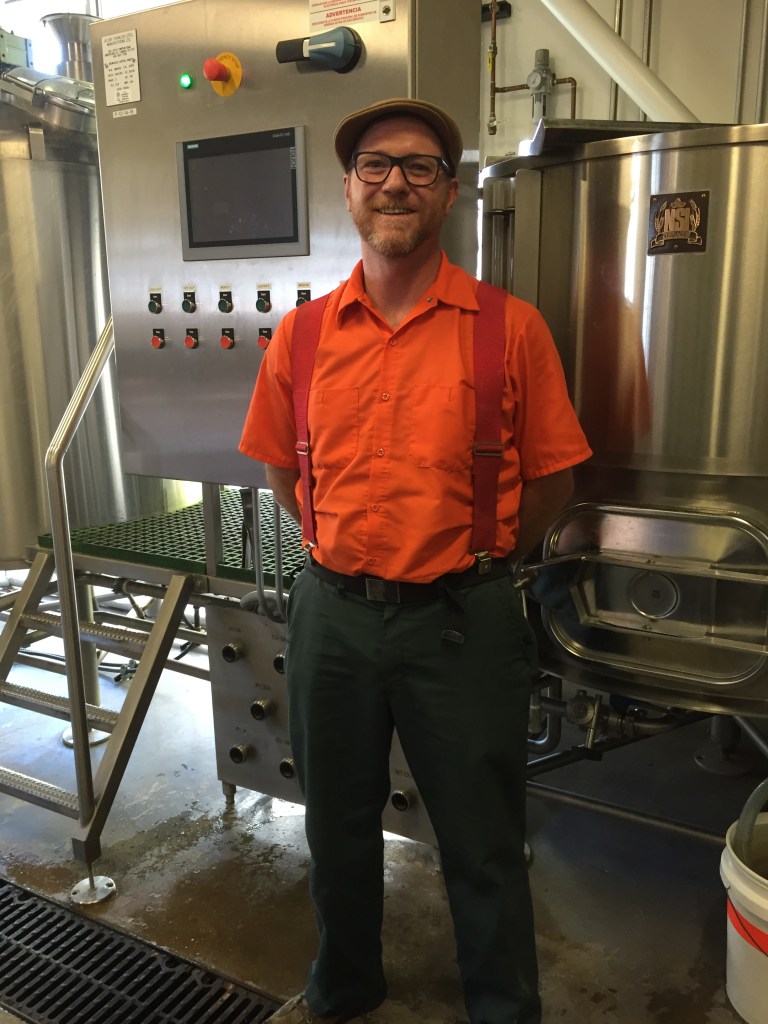 Ponderosa's new brewer Robert Haggerty rocks the orange shirt like no one else, not even Peyton Manning.