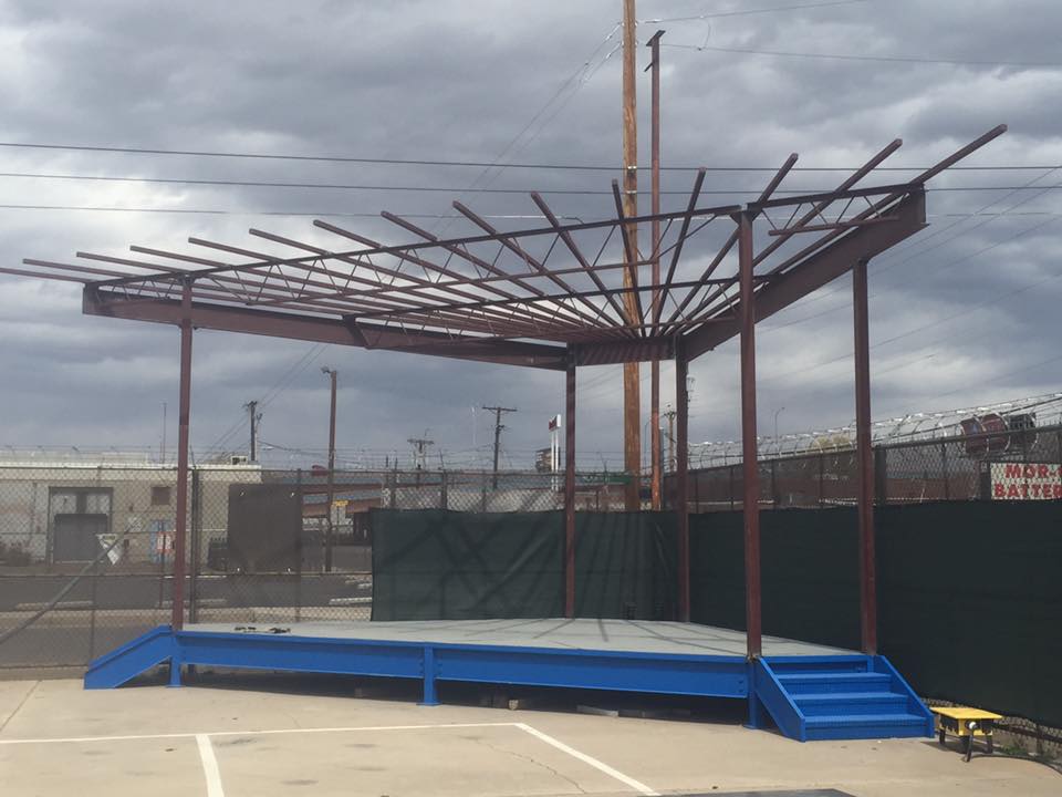 The outdoor stage will be a popular music spot on days with nicer weather. (Photo courtesy of Rio Bravo)