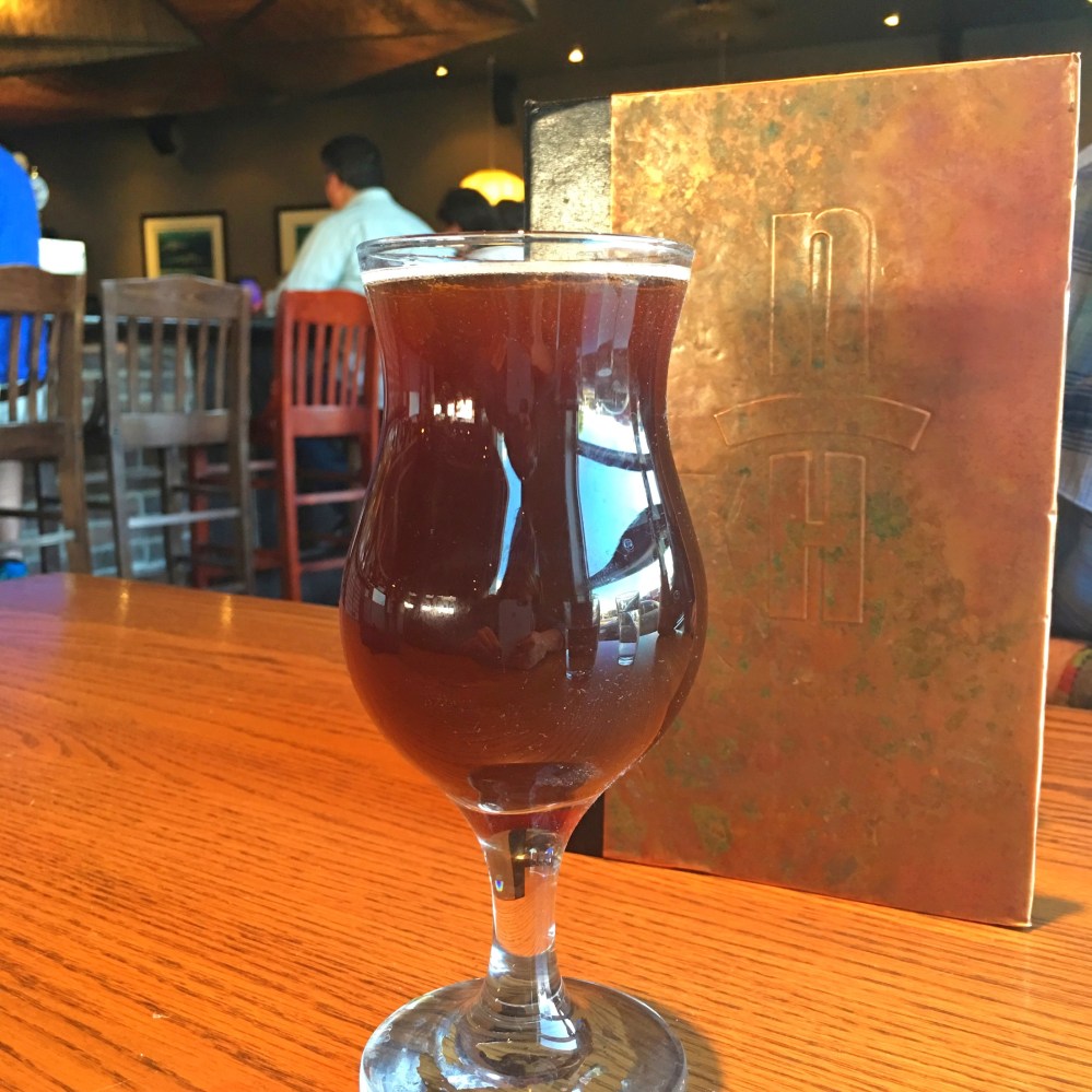 The truly delicious Barrel-Aged Piper Down from Ballast Point.