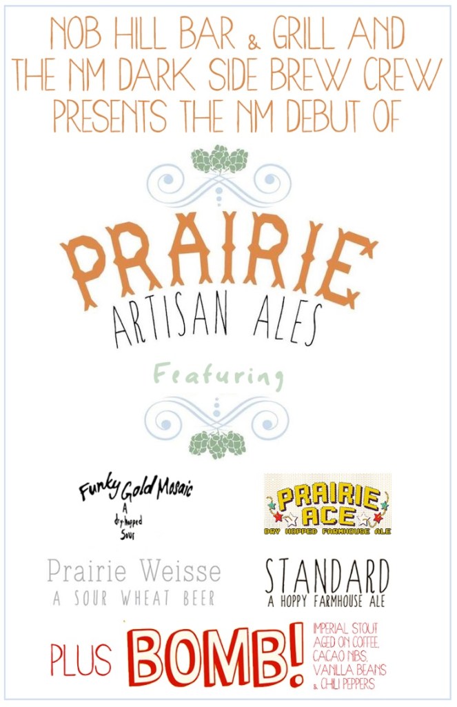 Thanks to Thomas DeCaro for the poster showing what's going on tap tonight!