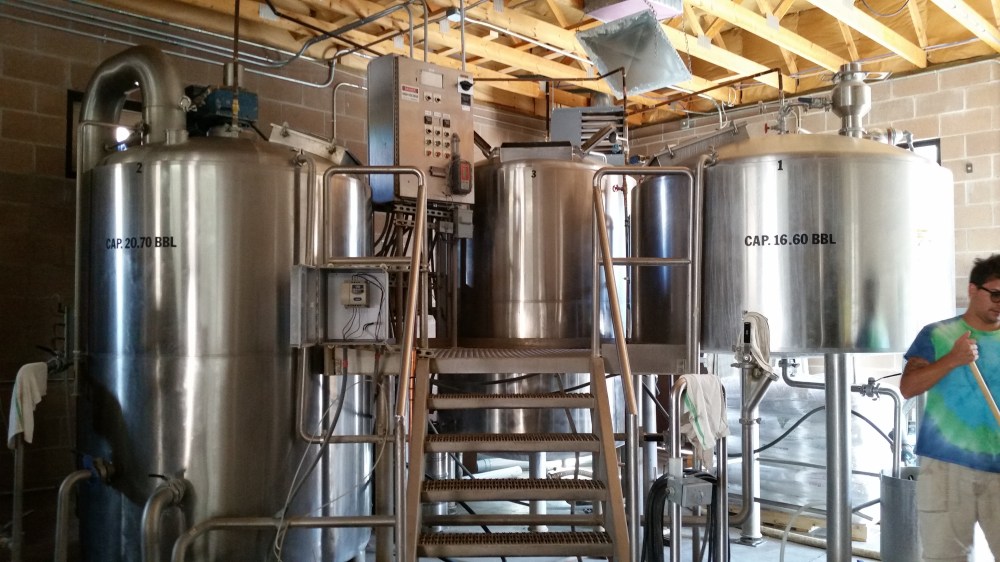 The former La Cumbre brewhouse is ready to start making beer again.