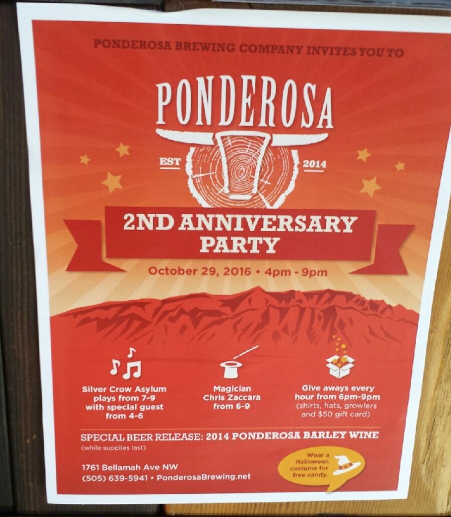 Head on down to Ponderosa this Saturday for some aged barley wine and lots of additional fun.