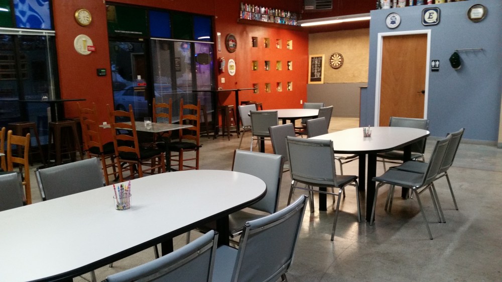 The Drafty Kilt interior is spacious and relaxing.