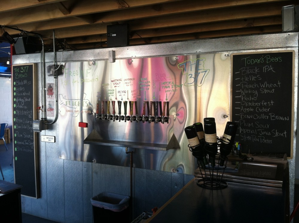 The current lineup at The 377 is made up of guest taps from around the state.