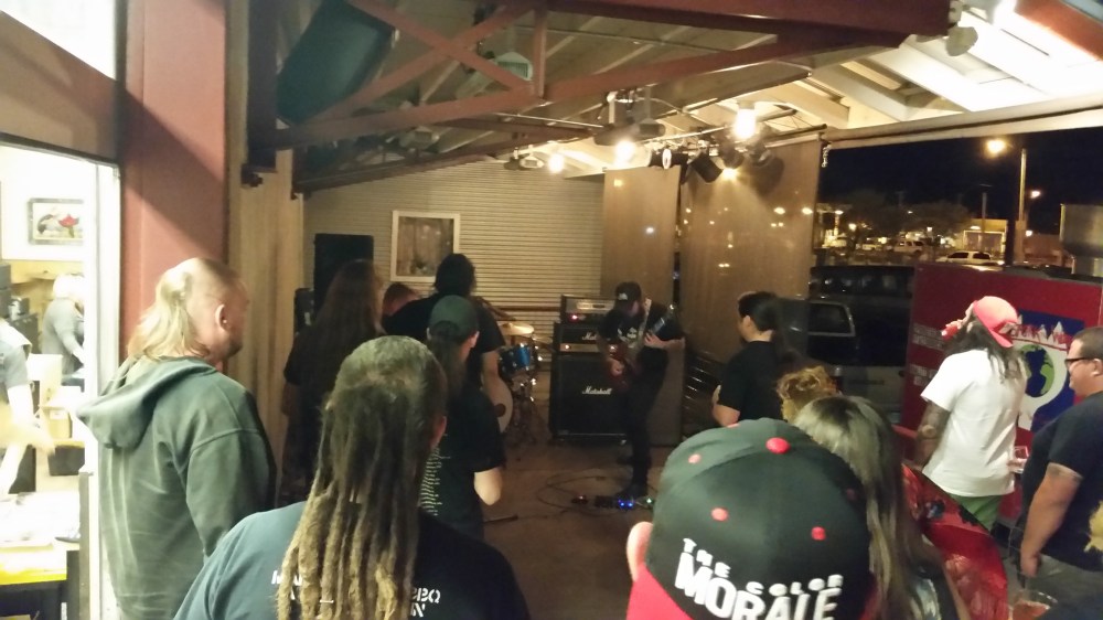 Metal! At a brewery! Hails!