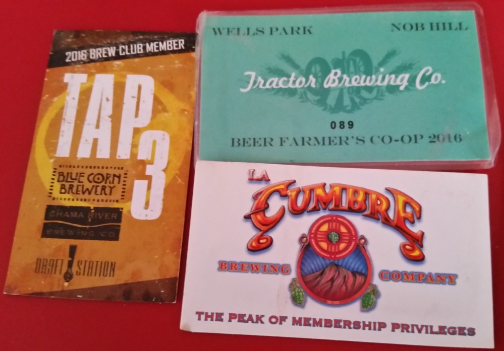 These faded, worn-out membership cards will need to be replaced for 2017.