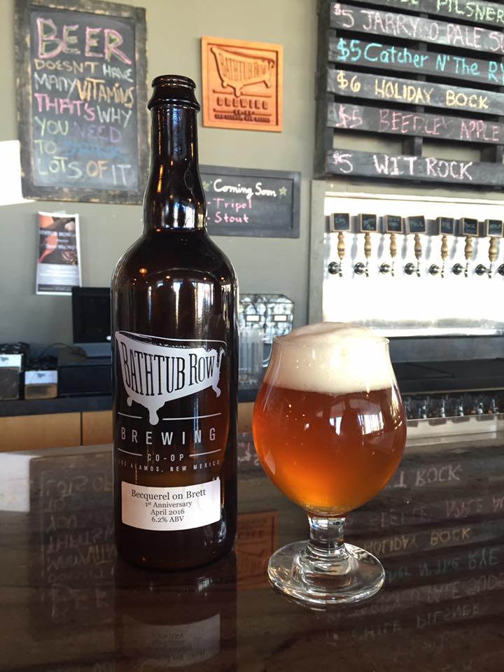 Bathtub Row also just recently bottled a beer for the first time. Introducing Becquerel on Brett. (Photo courtesy of BRB)